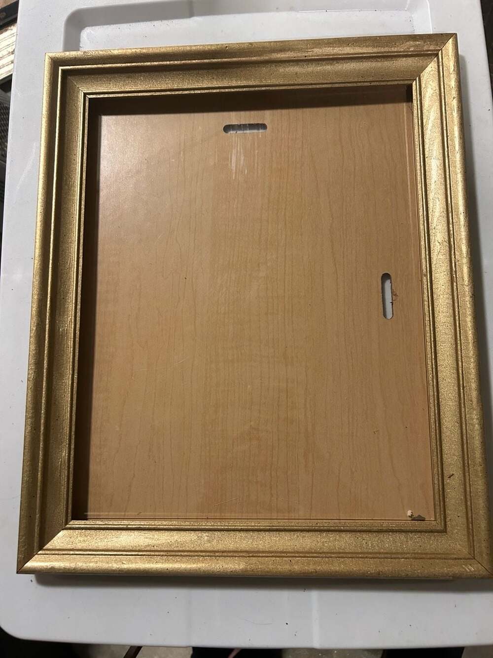 Vintage 11x14 Picture Frame in Champagne Gold